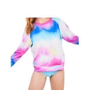 Stripe and Stare Harbour Island Multicolor Sweatshirt Small NWT